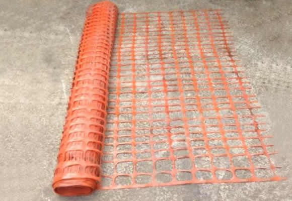 Orange Plastic Mesh Fence for temporary fence